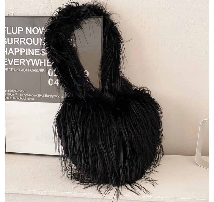 Oversized Fur Crossbody bag