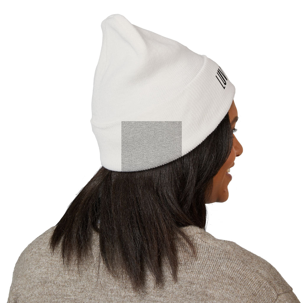 Luv’r Girl Cuffed Beanie (Embroidery)
