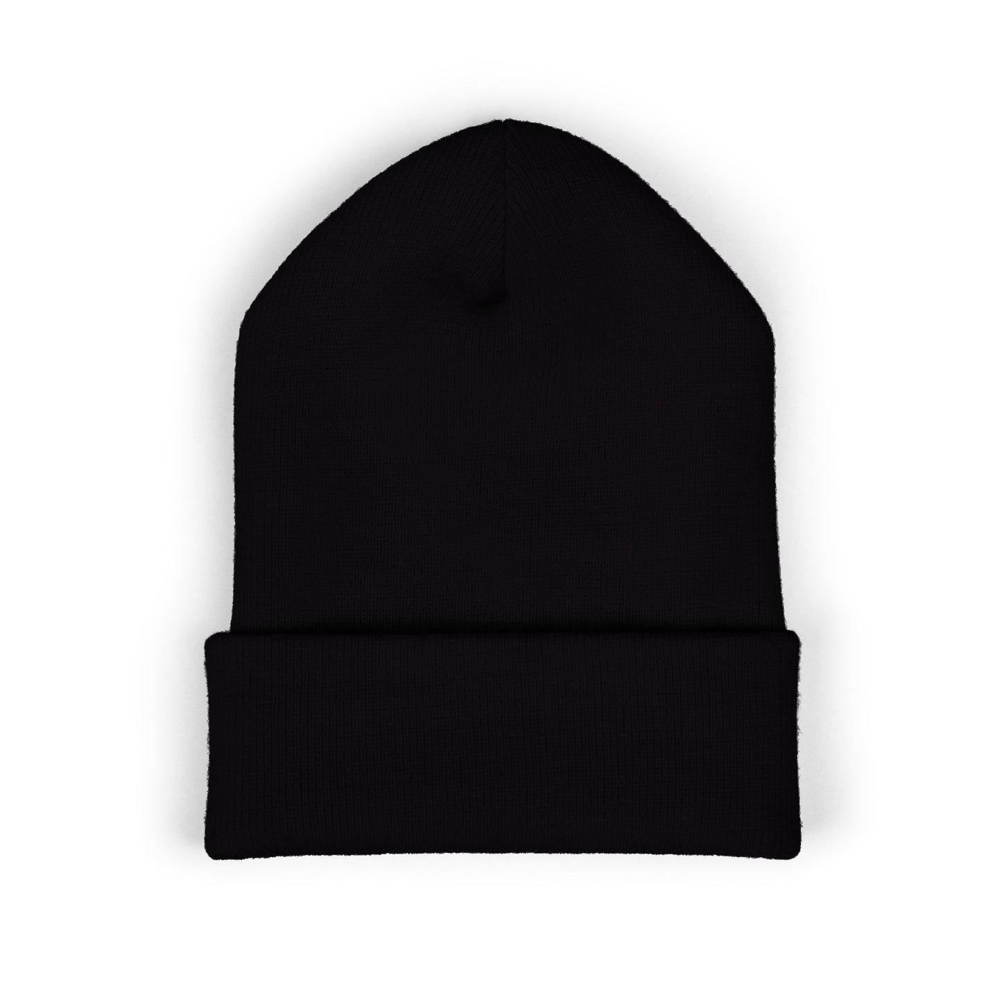 Anniversary Beanie — Minimal Monogram Patch
