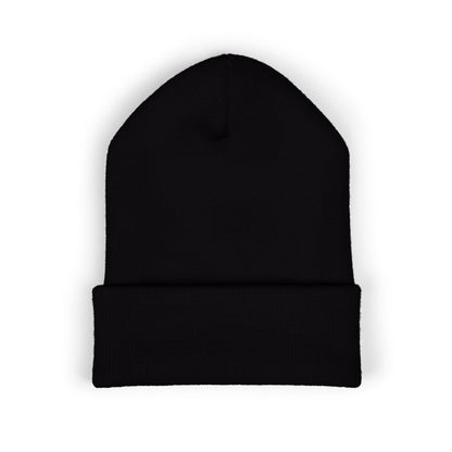 Anniversary Beanie — Minimal Monogram Patch