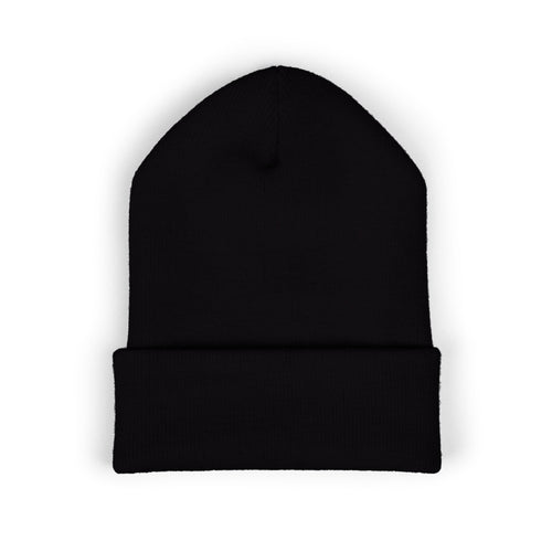 Anniversary Beanie — Minimal Monogram Patch