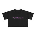 Custom Main Character Cropped Tee — Personalized Women's Crop Top