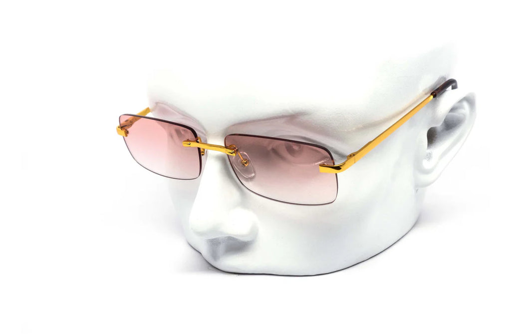 Rimless sunglasses
