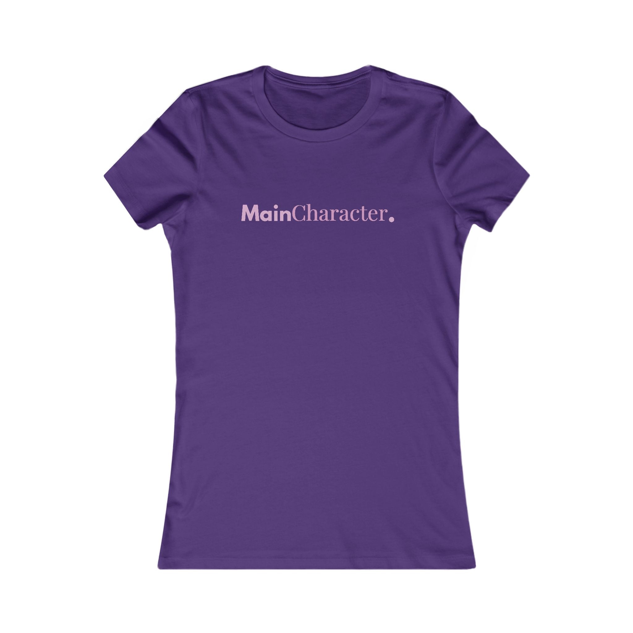 Main Character Custom Crop Top — "Main Character" Personalized Graphic Tee for Confident Women