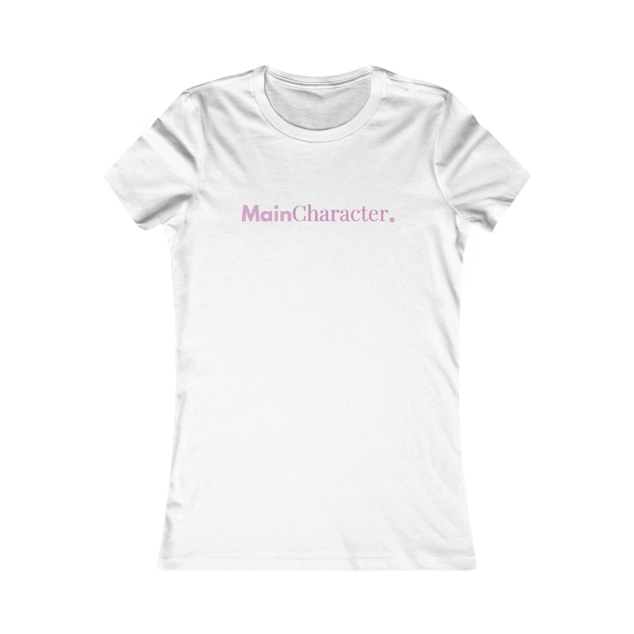 Main Character Custom Crop Top — "Main Character" Personalized Graphic Tee for Confident Women