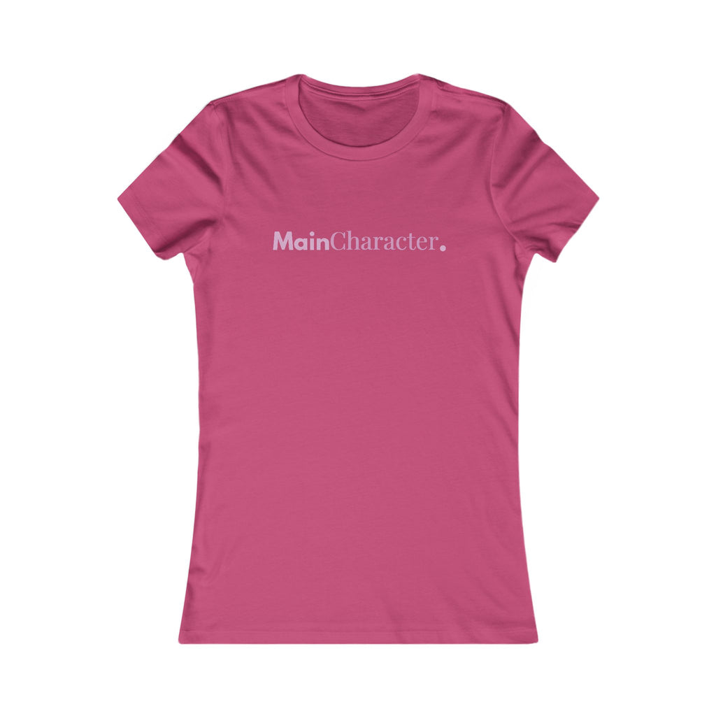 Main Character Custom Crop Top — "Main Character" Personalized Graphic Tee for Confident Women