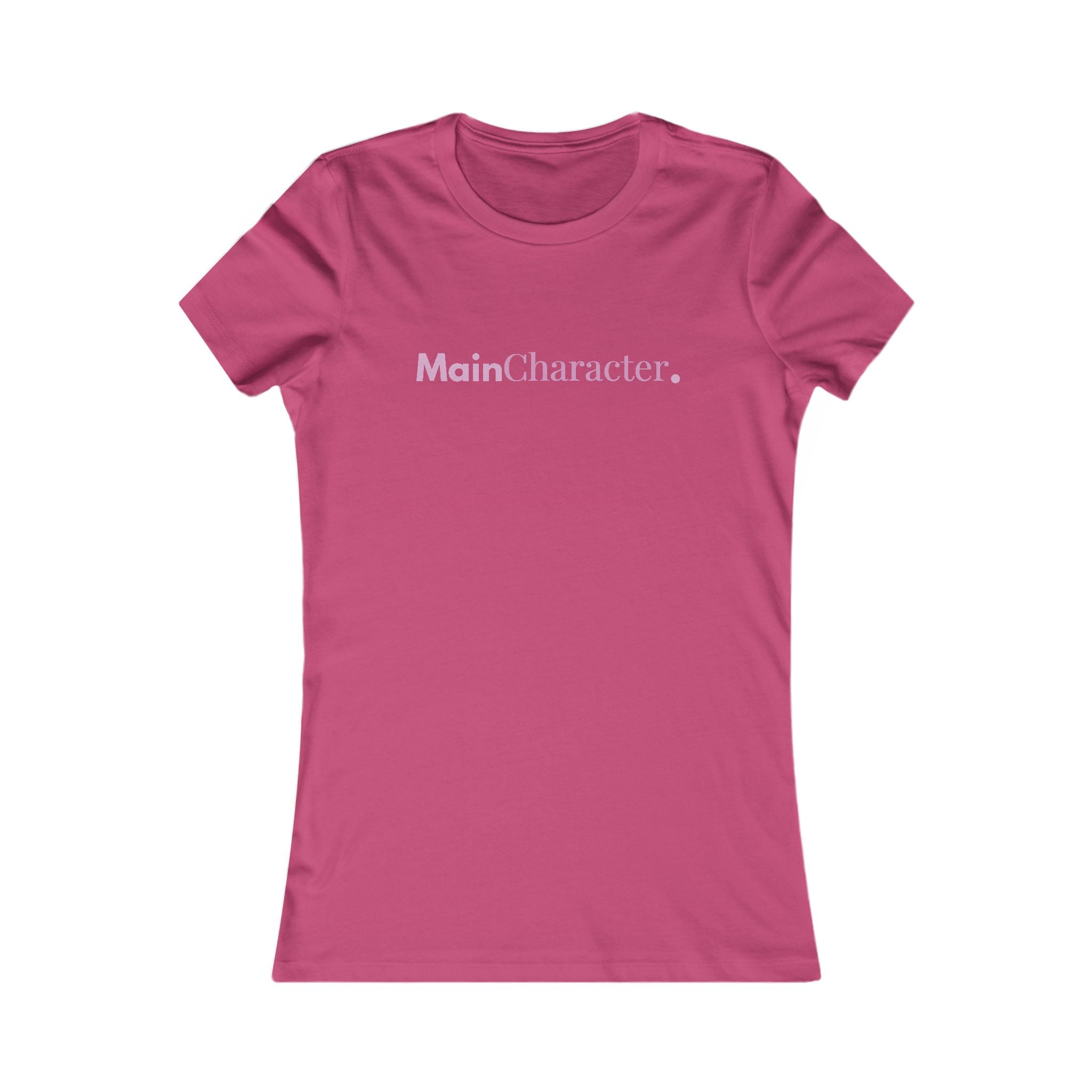 Main Character Custom Crop Top — "Main Character" Personalized Graphic Tee for Confident Women