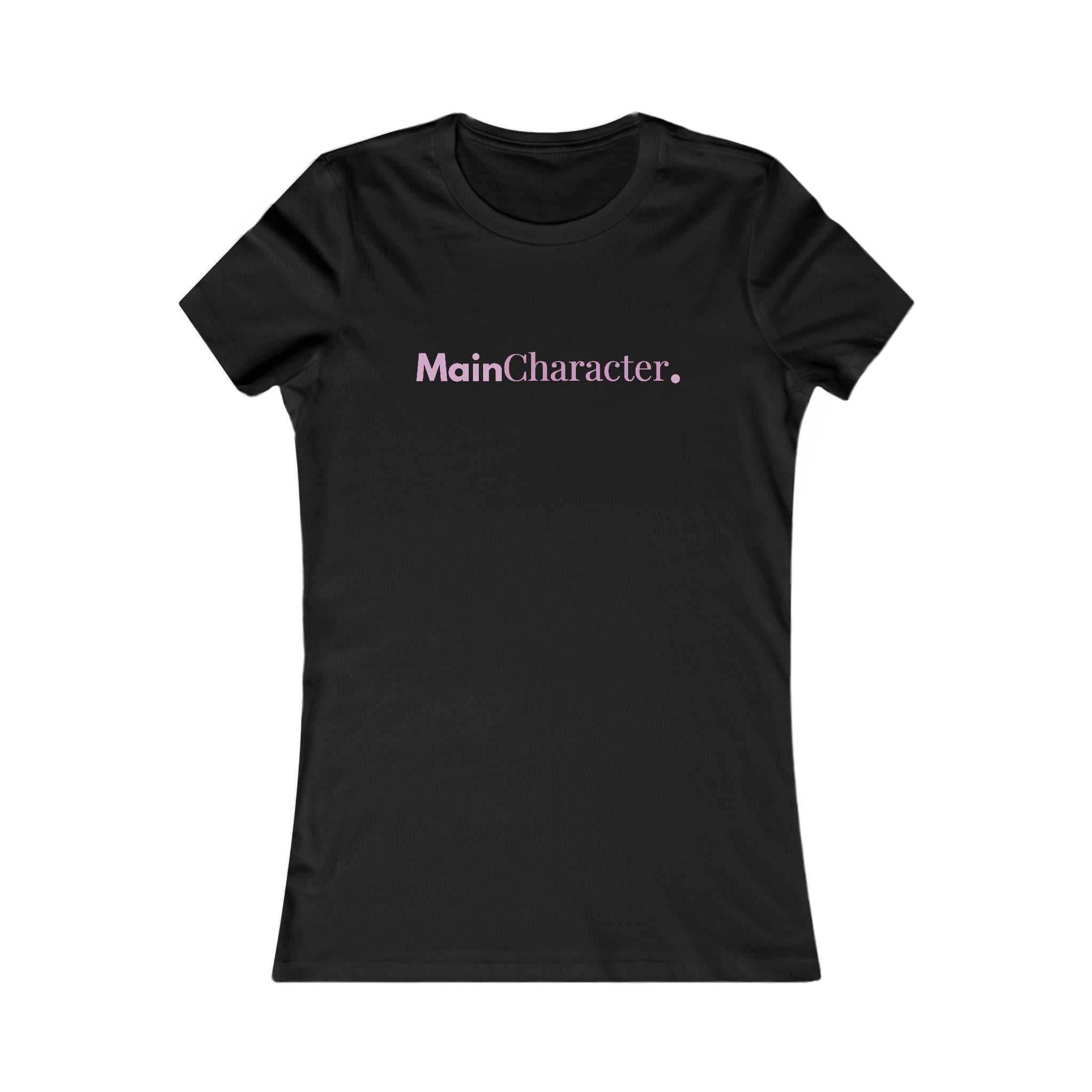 Main Character Custom Crop Top — "Main Character" Personalized Graphic Tee for Confident Women