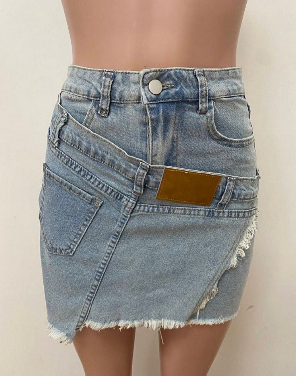 Custom Demin Mini Skirt