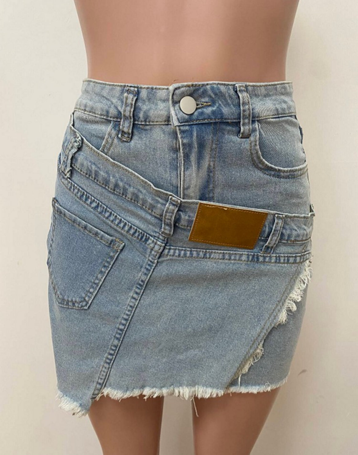 Custom Demin Mini Skirt