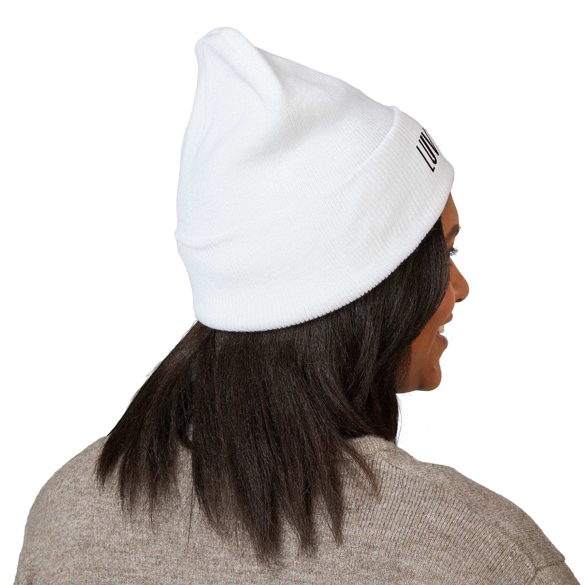 Luv’r Girl Cuffed Beanie (Embroidery)