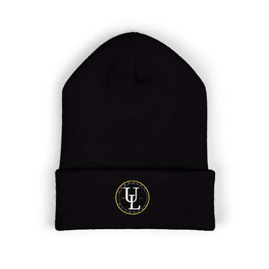 Anniversary Beanie — Minimal Monogram Patch
