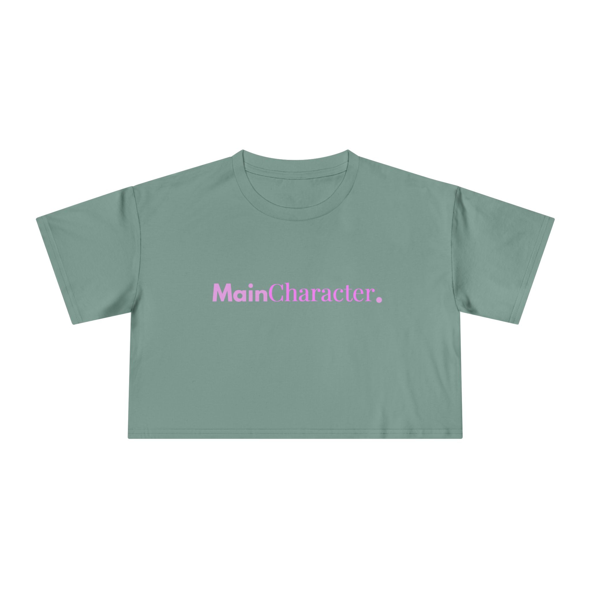 Custom Main Character Cropped Tee — Personalized Women's Crop Top