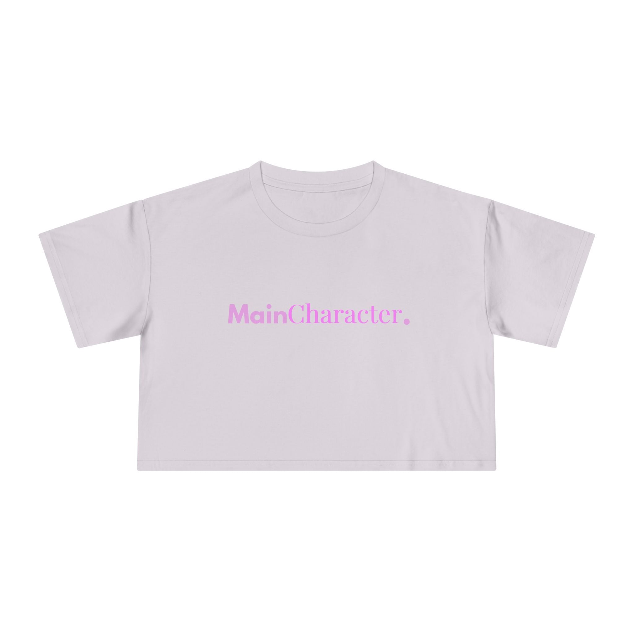 Custom Main Character Cropped Tee — Personalized Women's Crop Top