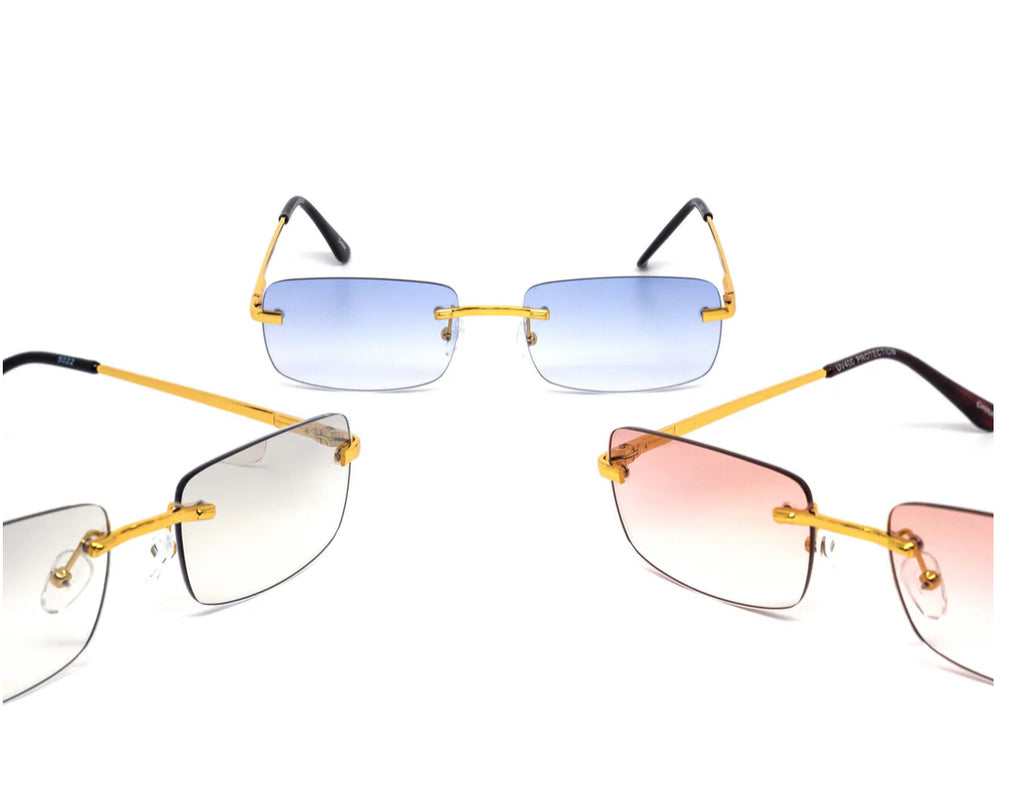 Rimless sunglasses