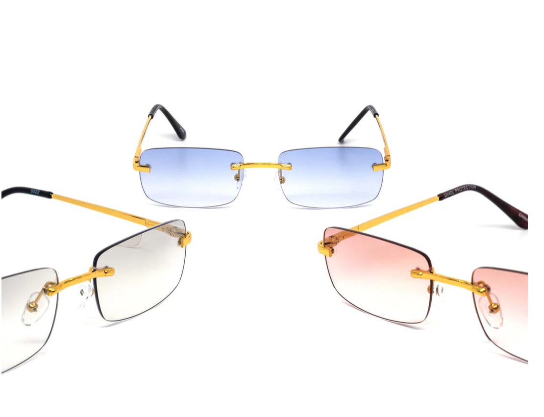 Rimless sunglasses