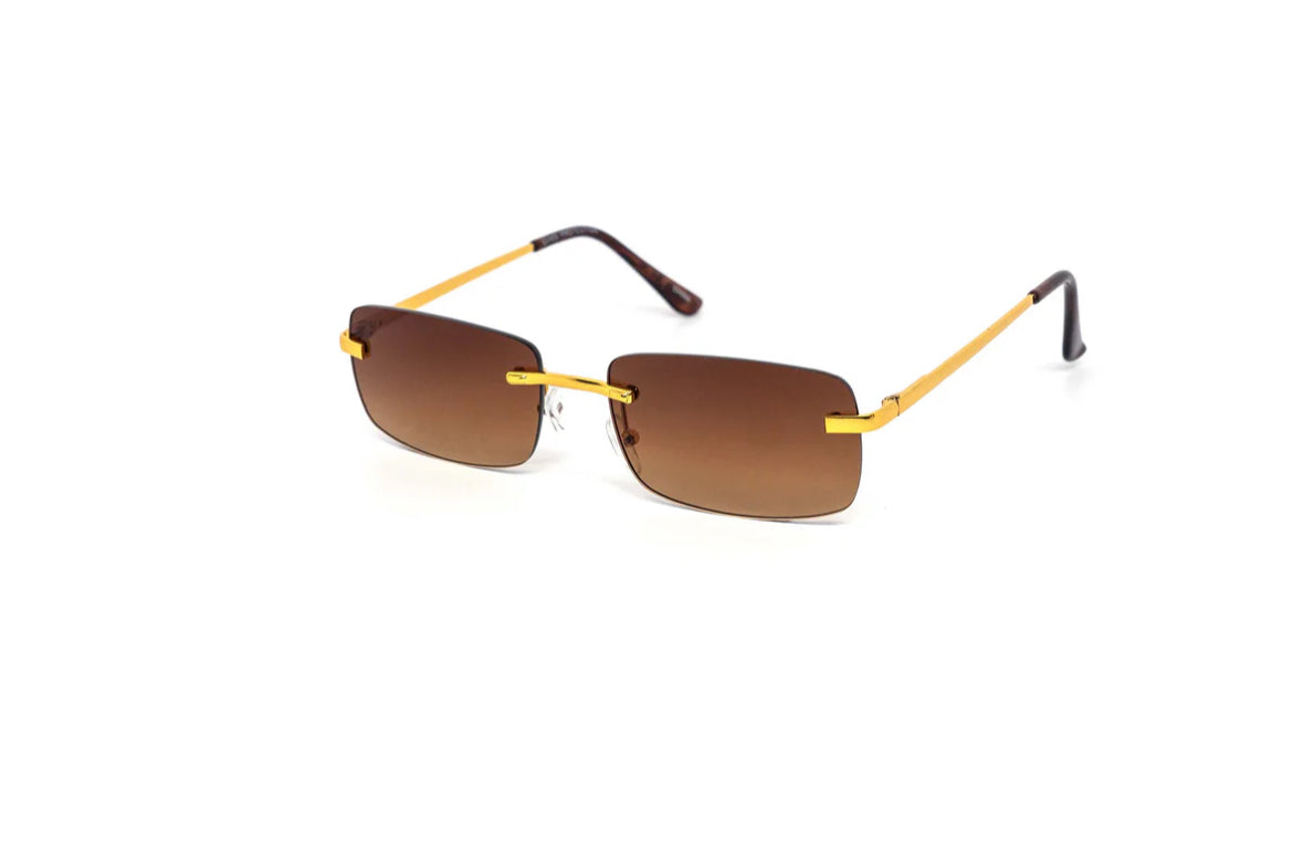 Rimless sunglasses