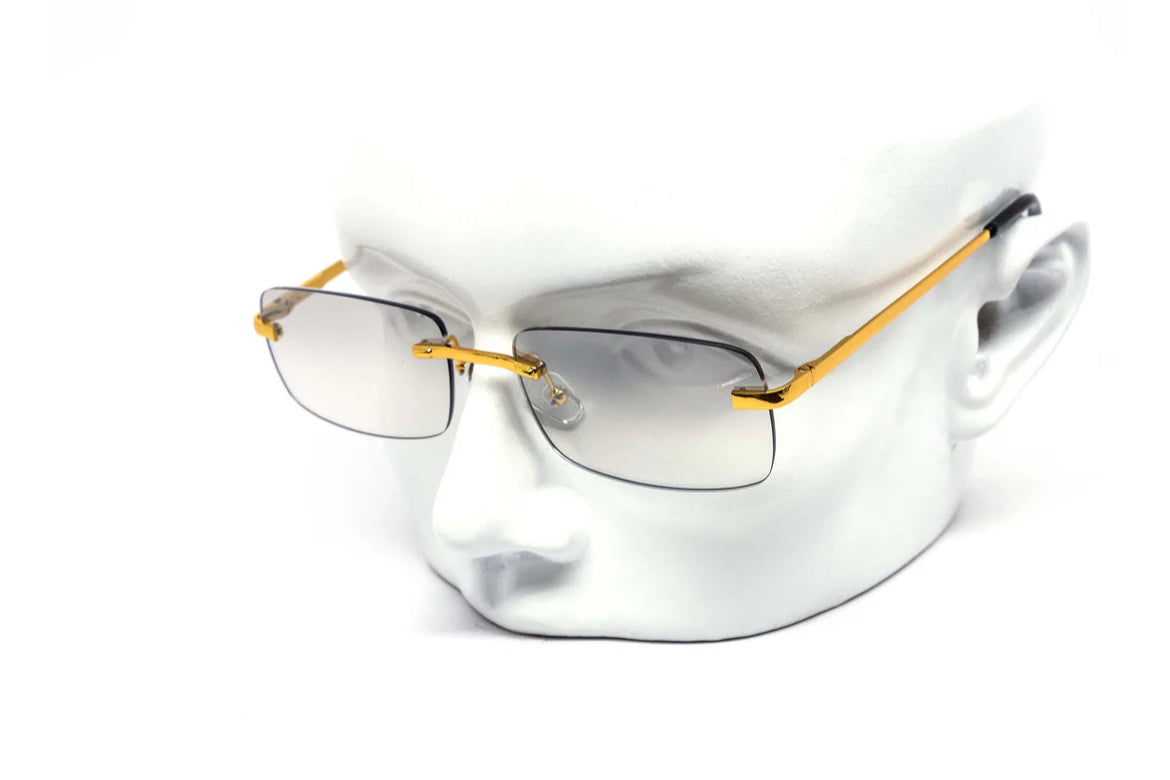 Rimless sunglasses