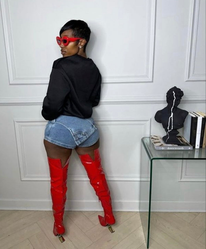 Denim Doll skort