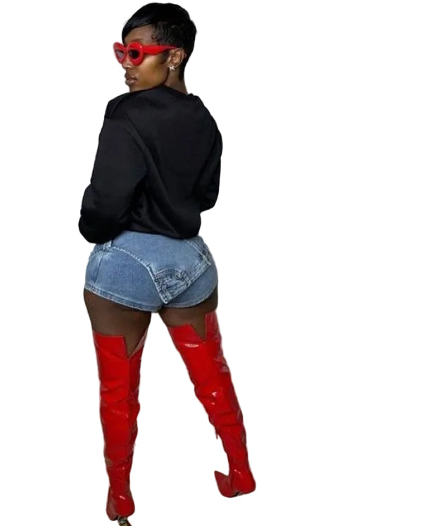 Denim Doll skort