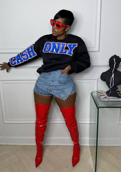 Denim Doll skort