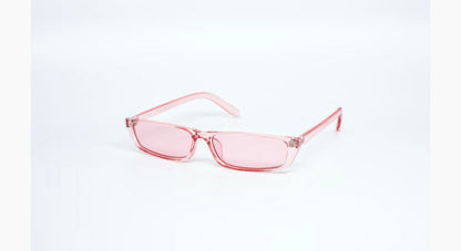 Clear skinny sunglasses