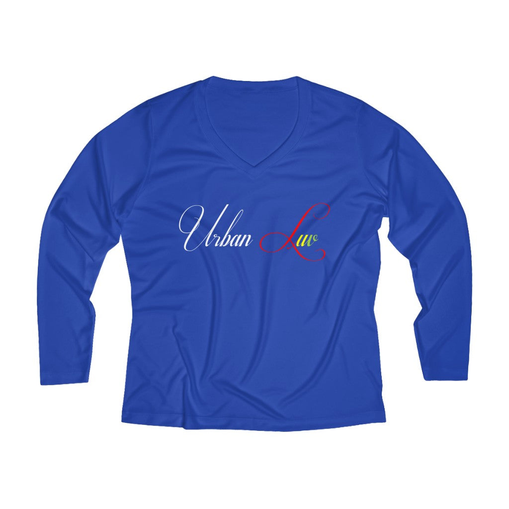Women's Long Sleeve Performance V-neck Tee