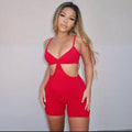 Red jumpsuit