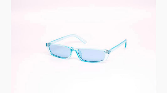 Clear skinny sunglasses