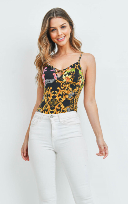 Printed bodysuit