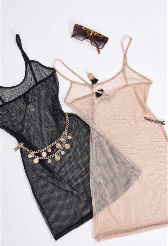 Black sheer cover up
