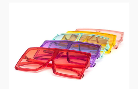 Kids color oversized sunglasses