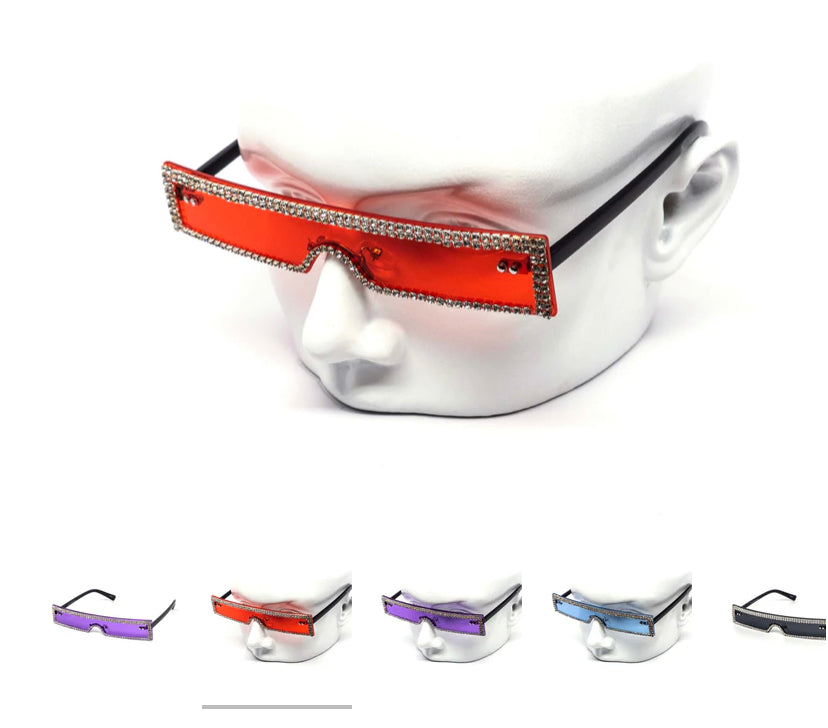 Diamond trim sunglasses