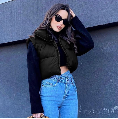 Black Bubble Vest