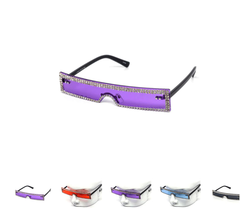 Diamond trim sunglasses