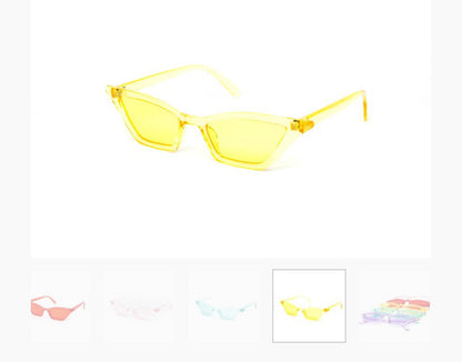 Chunky color sunglasses