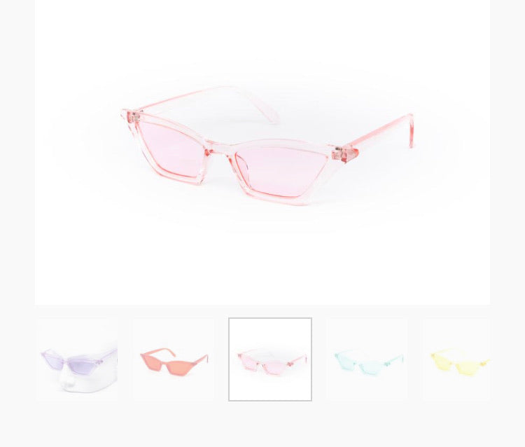 Chunky color sunglasses